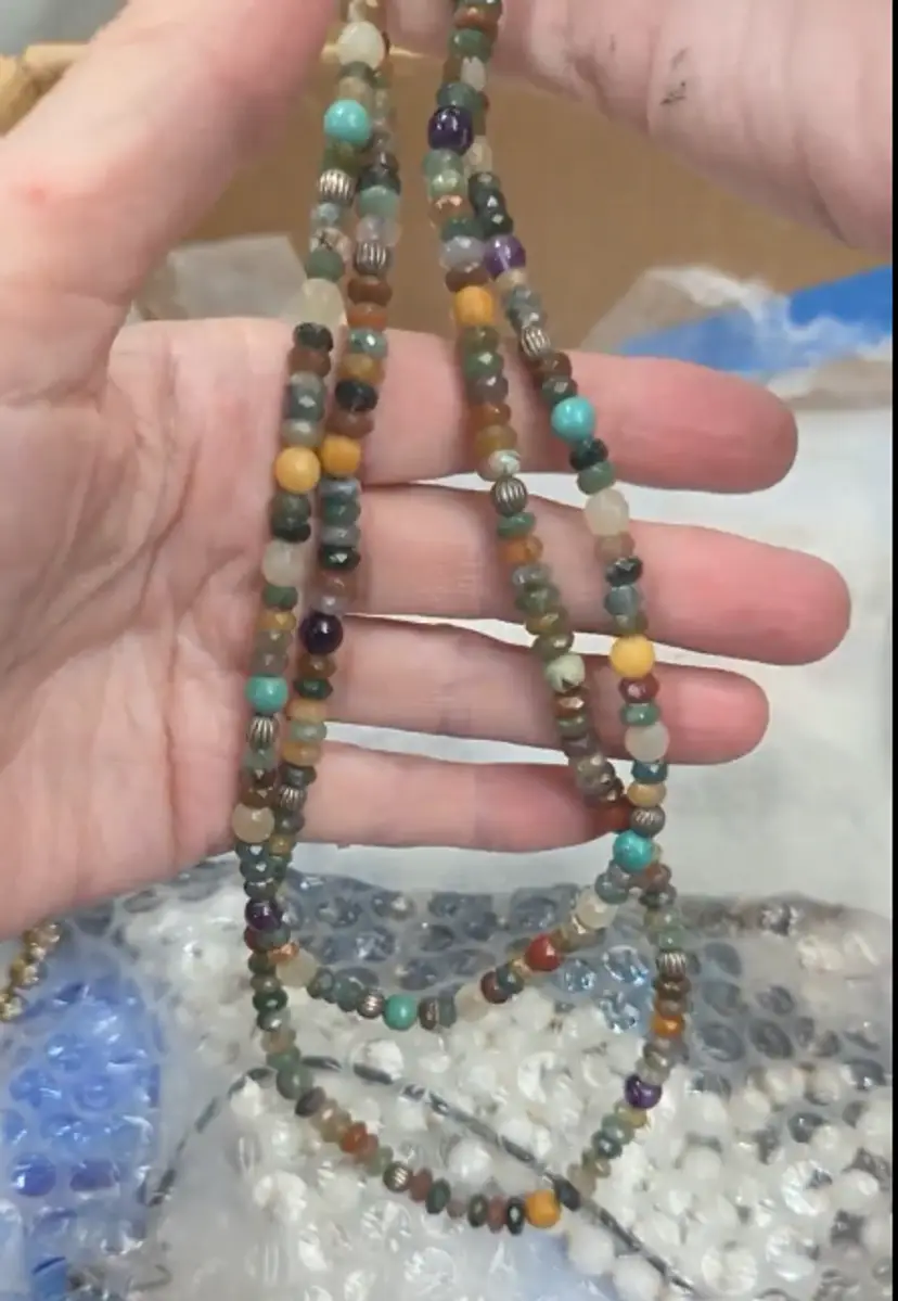Carolyn Pollock 925 Multi-Gemstones Necklace