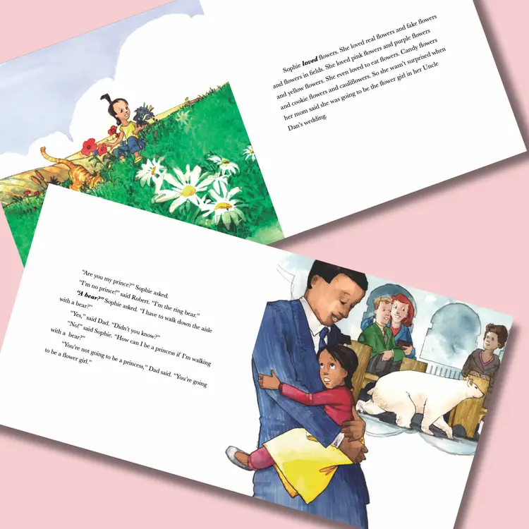 The Flower Girl: A Wedding Book for Kids (paperback version)