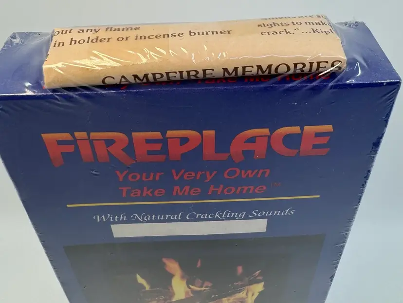 Rare:  Fireplace: Your Very Own Take Me Home Sealed VHS - With Scent & Sound