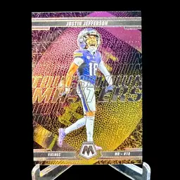 Justin Jefferson 2025 Panini Mosaic 4 Touchdown Masters Minnesota Vikings