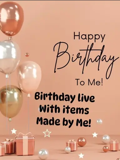 Birthday Live With All Of My Upcycled Projects!