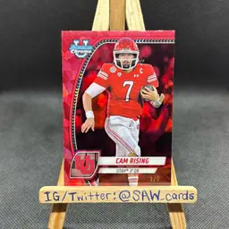 Cam Rising 2024 Bowman Chrome University Sapphire Red /5