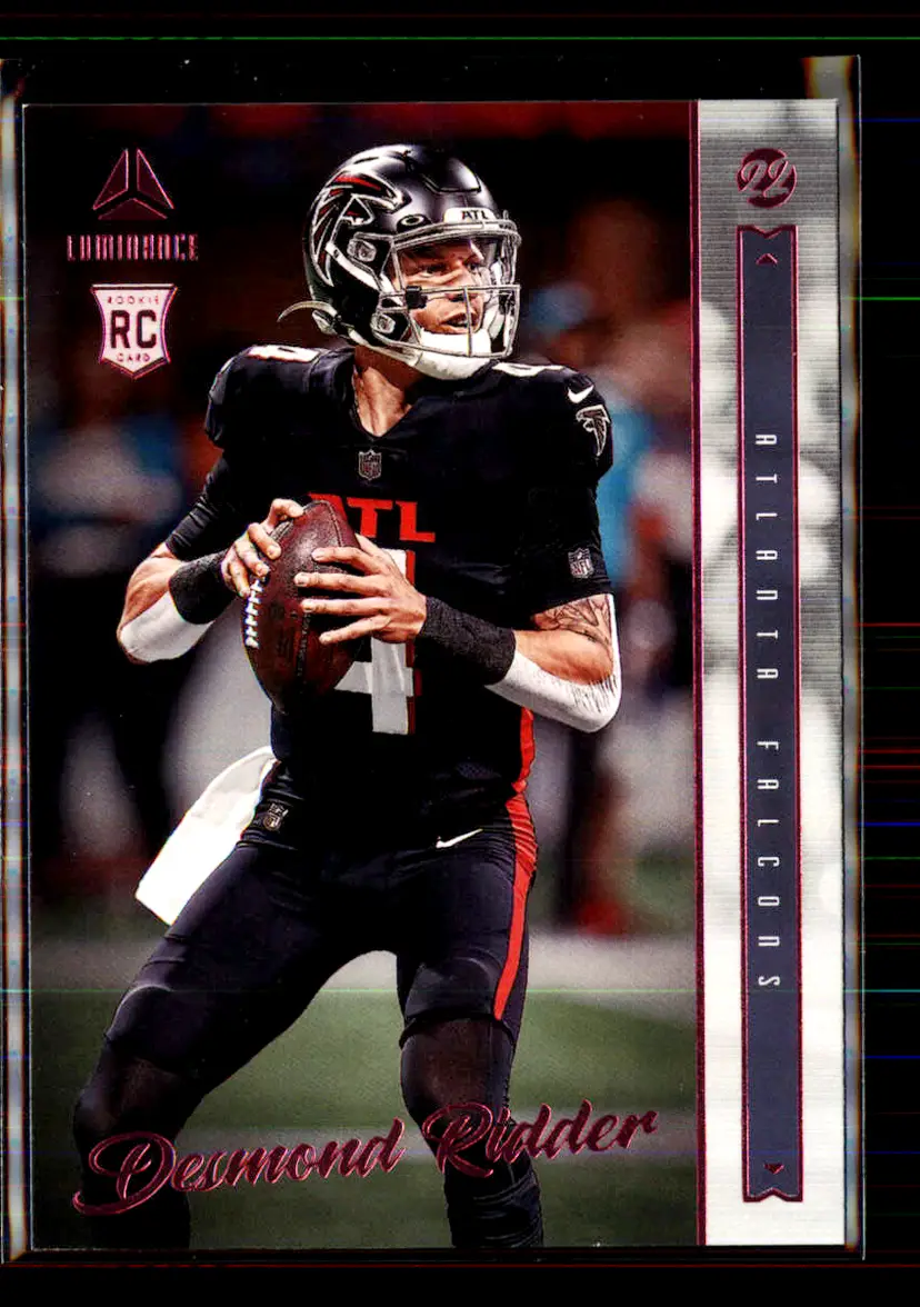 Desmond Ridder 2022 Panini Chronicles Luminance Football Pink #202 - (113) - Atlanta Falcons