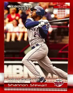 2004 Donruss Collector Baseball Trading Card Twins Shannon Stewart #213