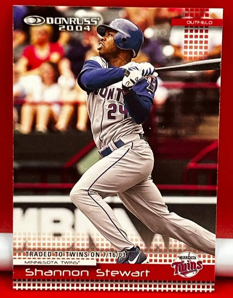 2004 Donruss Collector Baseball Trading Card Twins Shannon Stewart #213