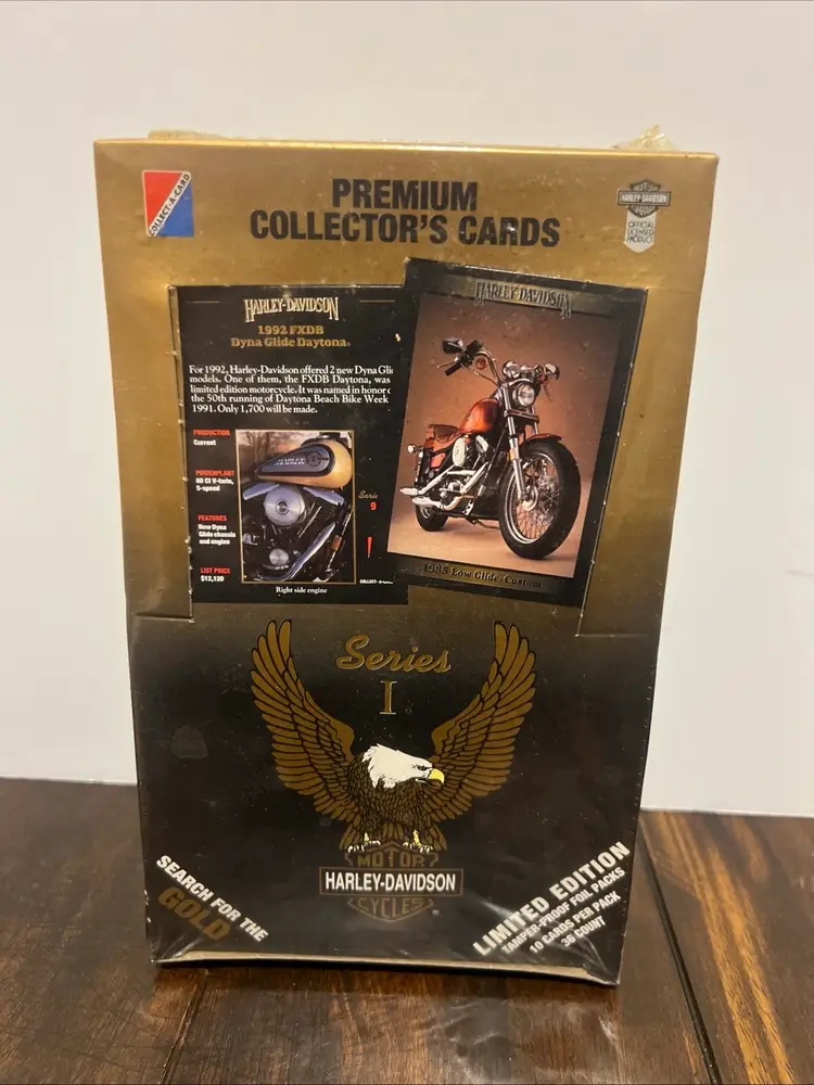 Harley Davidson Collectors Cards Series 1, 2 & 3 Factory Sealed Boxes New (1992)