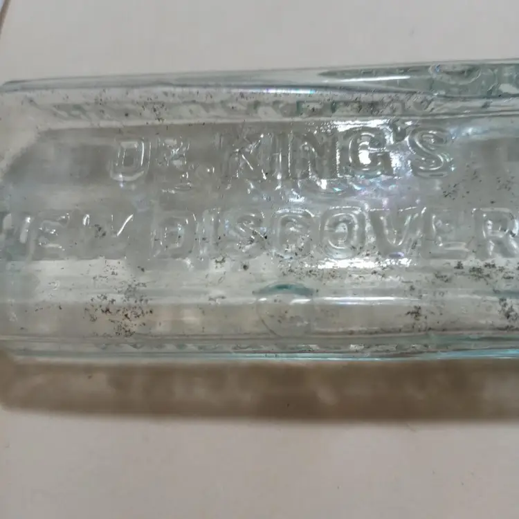 3 Antiques Glass Bottles Quake Druggist Apotheosis Pharmacy 1800's