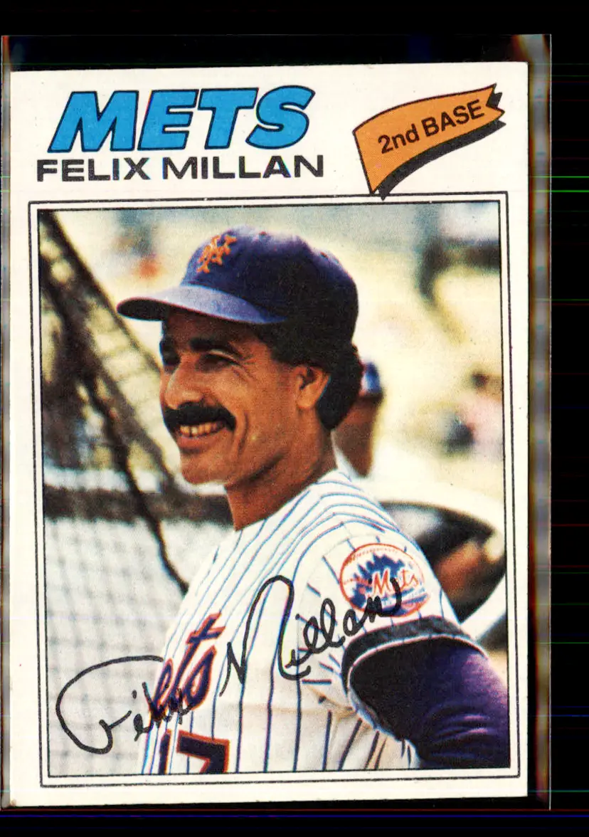 Felix Millan 1977 Topps #605 - (144) - New York Mets