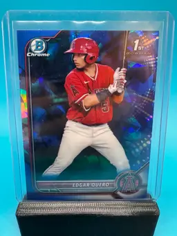 Edgar Quero 1st Bowman Sapphire Chicago White Sox