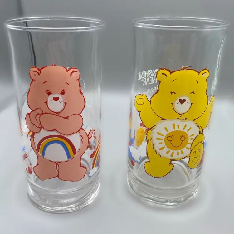 Retro Care Bear Glasses Grumpy And Funshine 1983 Vintage