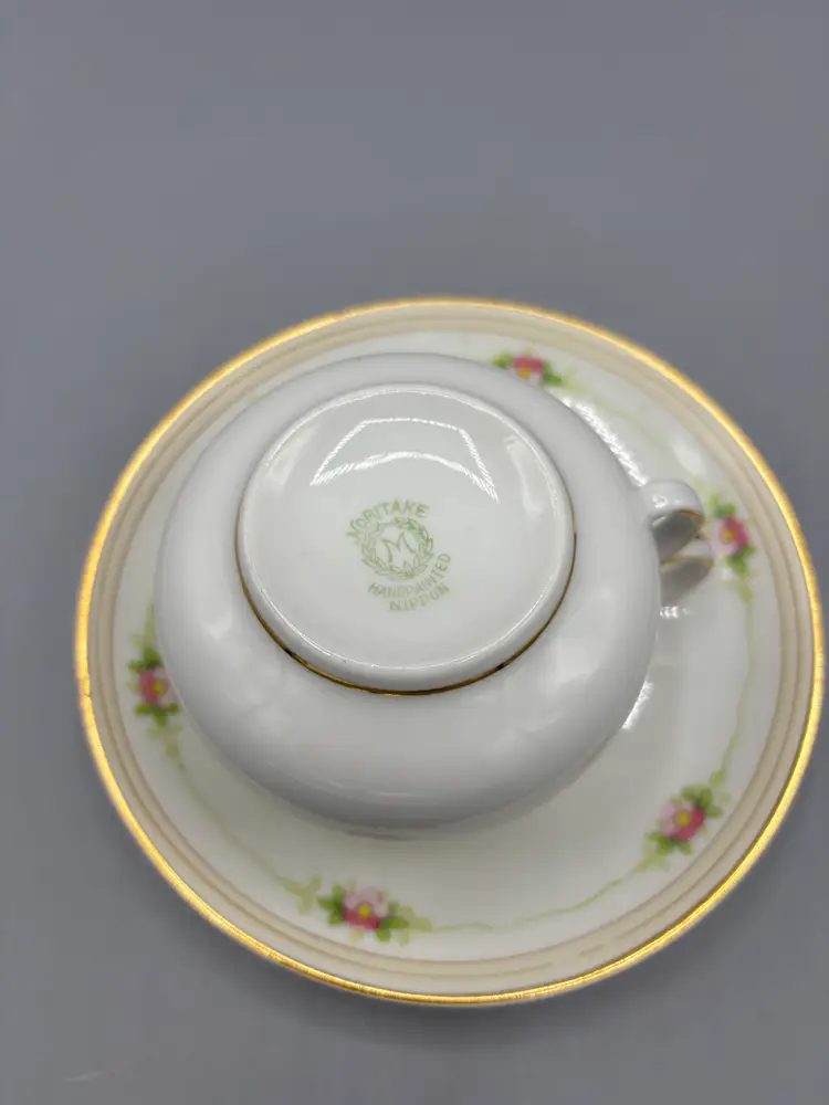 Vintage Noritake bouillon cup & saucer