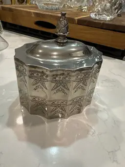 Vintage Godinger Silver Plated Trinket Box