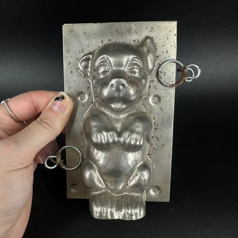 Vintage Metal BONZO Dog Chocolate Candy Mold