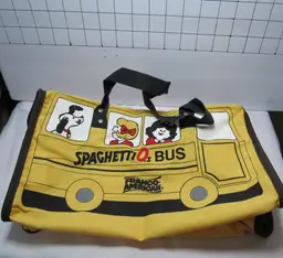 Franco American 1984 Zippered Spaghettio's School Bus Tote/Lunch Bag