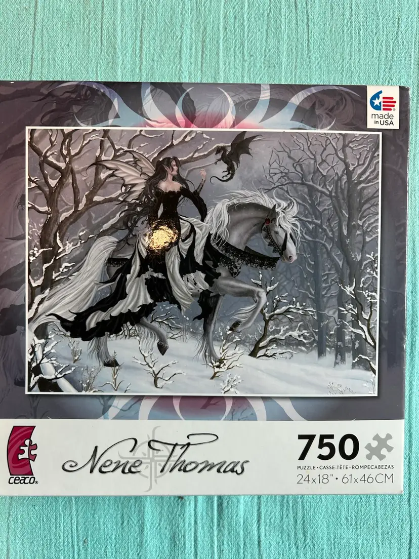 A Chance Encounter NENE THOMAS Fantasy Gothic Artist 750 Piece Jigsaw Puzzle Art