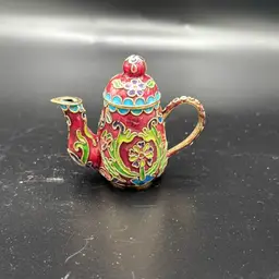 Cloisonné Mini Teapot