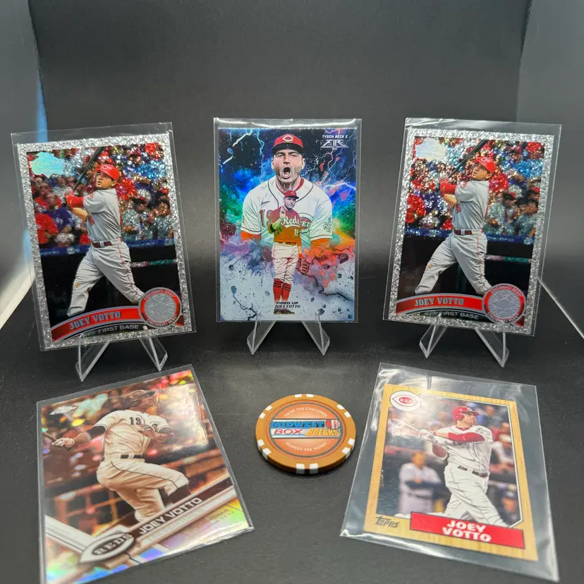 Joey Votto 9-card Lot Cincinnati Reds