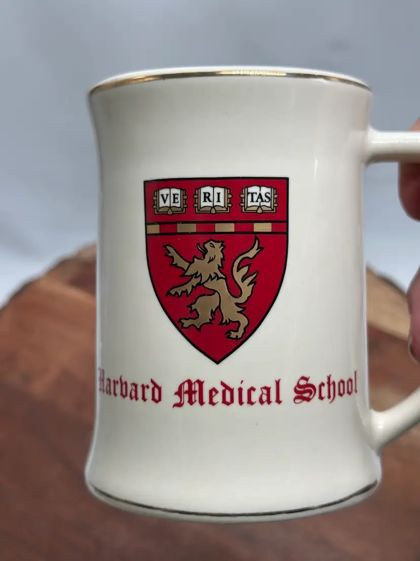 Vintage 70’s Harvard University Medical School Coffee Cocoa Mug Cup USA