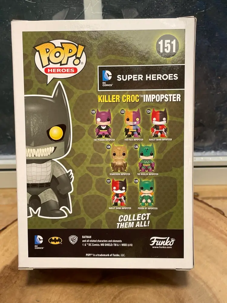 NIB Funko Pop! Batman Killer Croc Imposter #151 DC Superheroes