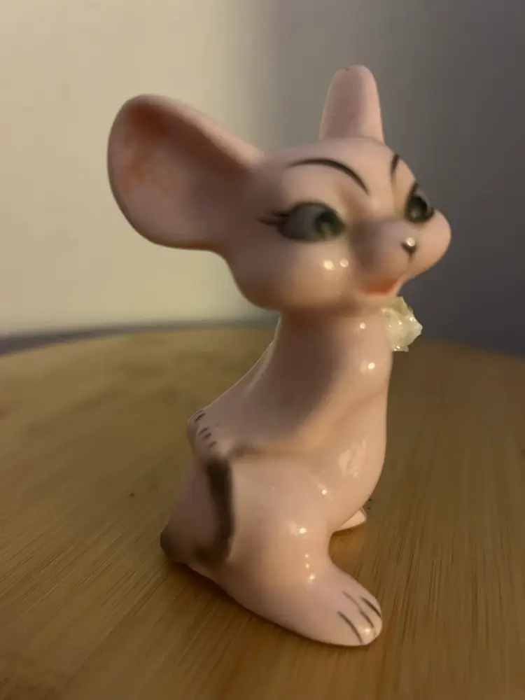 Vintage Mouse Figurine