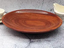 13 Inch Padauk Platter/Plate