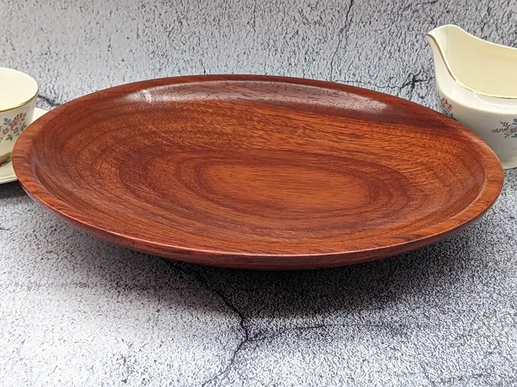 13 Inch Padauk Platter/Plate