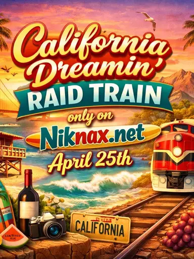 California Dreamin’ Raid Train With Houseofnightshade 