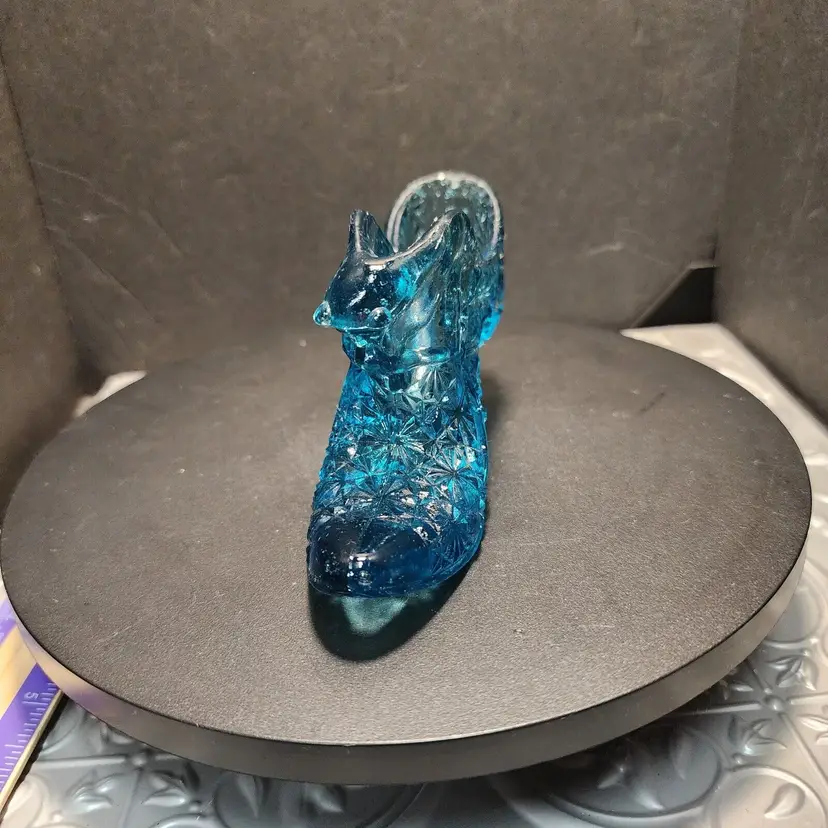 Fenton Aqua Blue Cat Shoe By