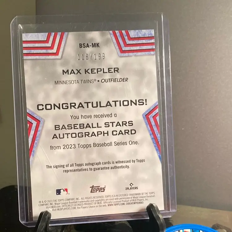 Max Kepler Minnesota Twins Auto /199