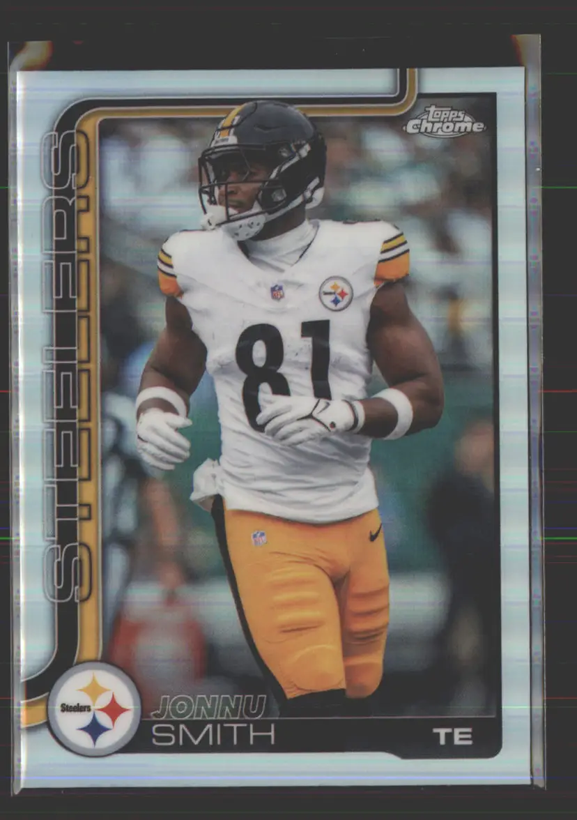 Jonnu Smith 2025 Topps Chrome Refractor #257 - (142) - Pittsburgh Steelers