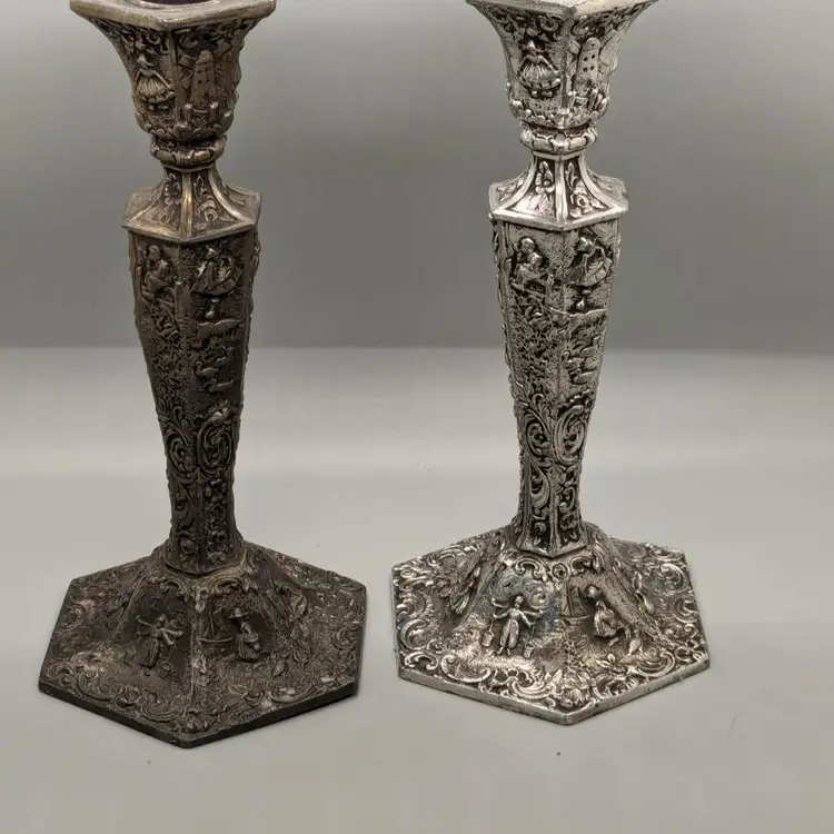 Candle Stick Holders WEIDLICH BROTHERS Dated 1923
