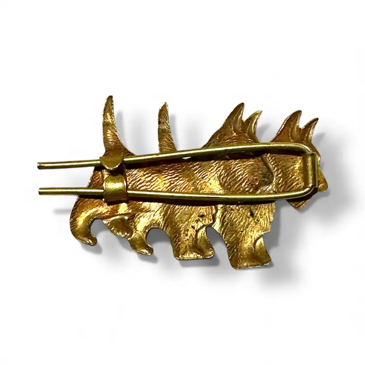 Vintage Scottie Dog Brooch - Mid Century 🐶