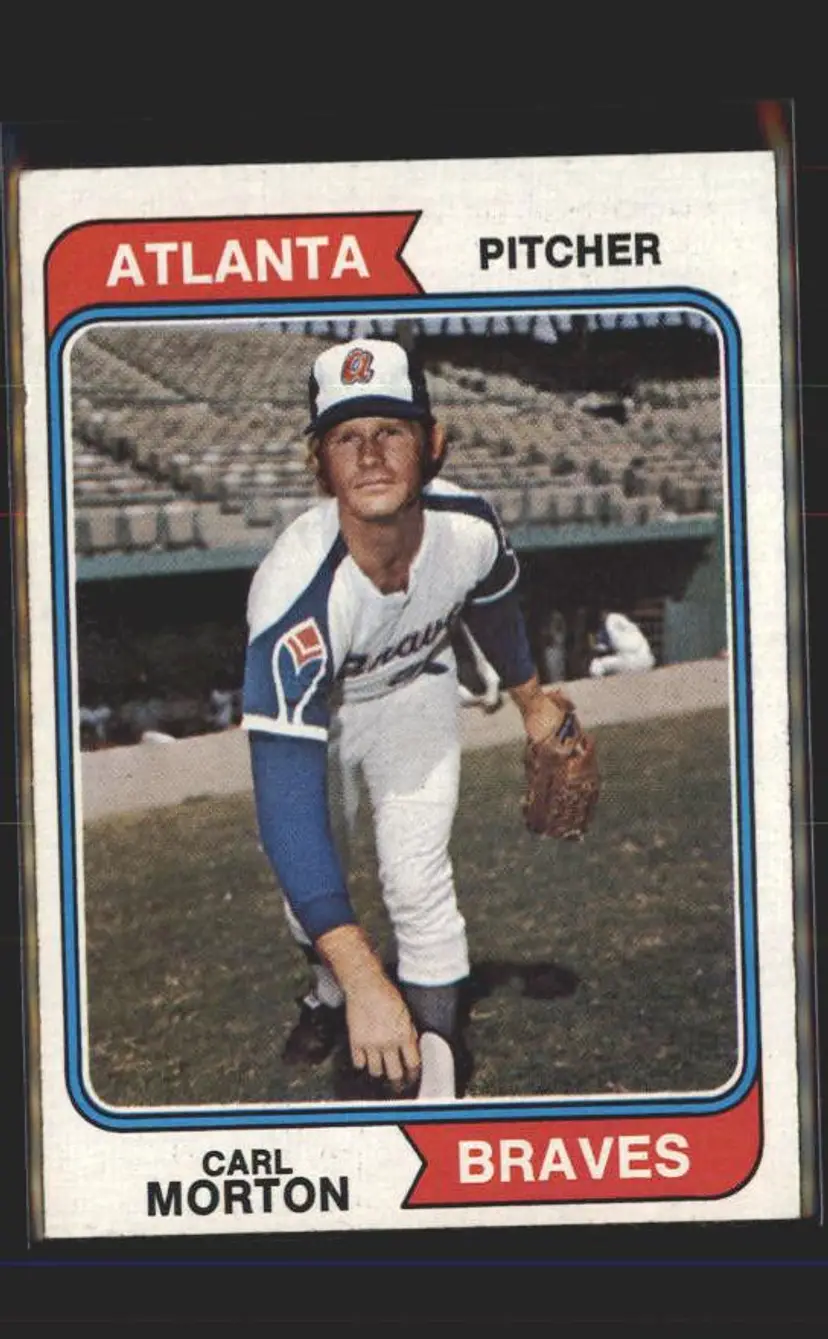 1974 Topps #244 Carl Morton - (pk5) - Atlanta Braves