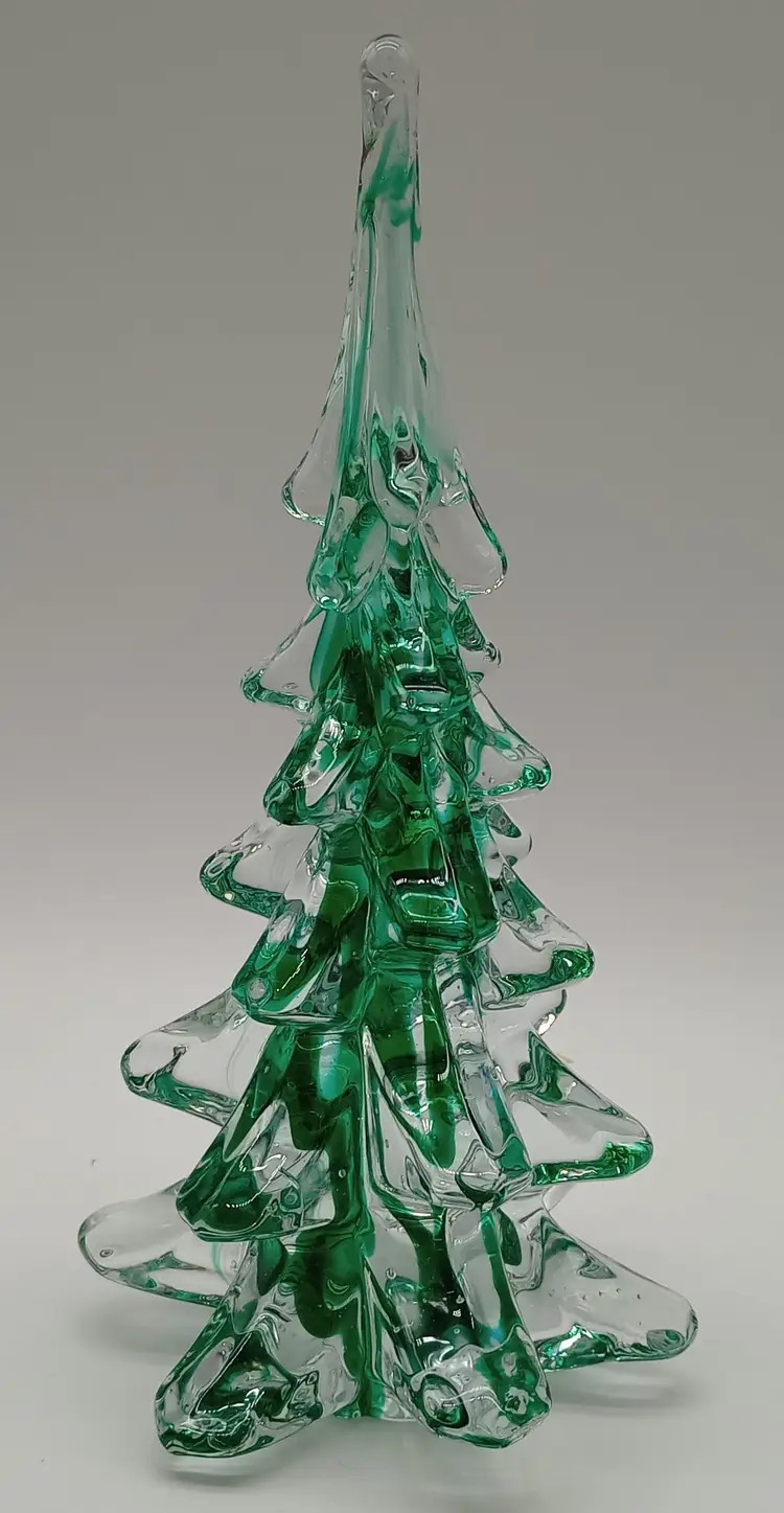 Vintage Glass Christmas Tree Figurine