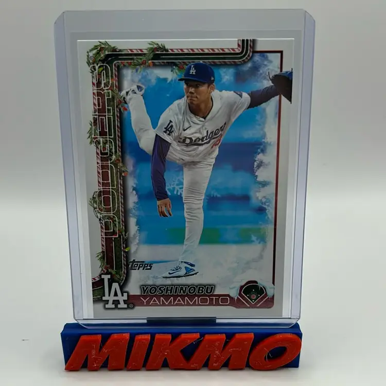 Yoshi Yamamoto 2025 Topps Holliday SSP (#0527)