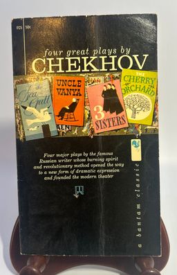 Vintage 'Four Great Plays by Chekhov' Paperback Book 1958 Bantam Books