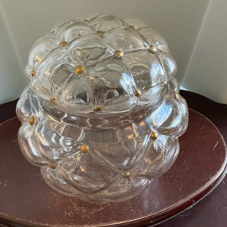 06. EAPG Quilted Biscuit Jar