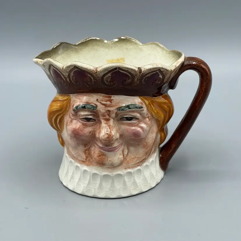 Occupied Japan Old King Cole Toby Mug Creamer Mini Pitcher