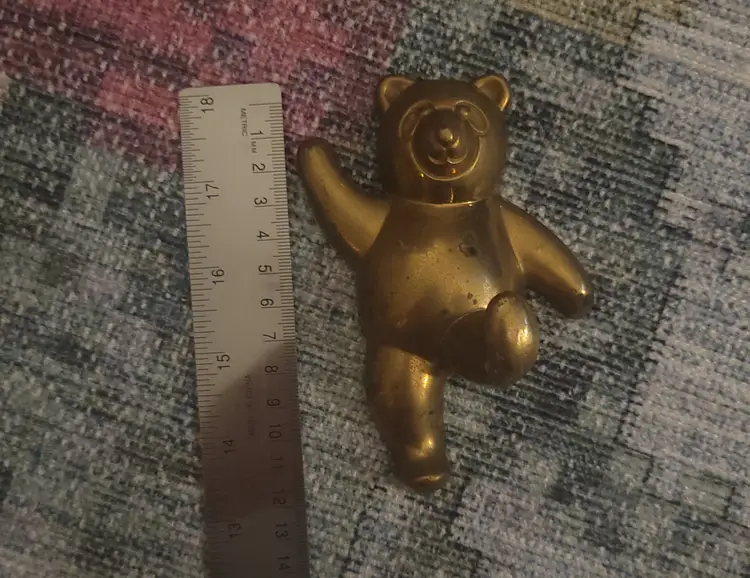 Brass Bear Wall Hook