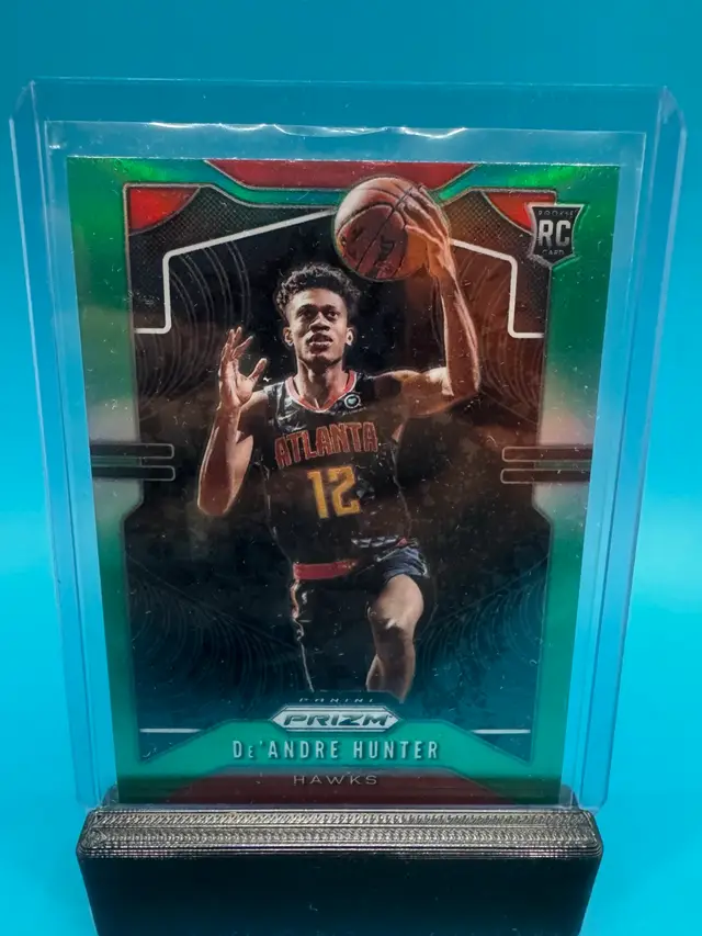 Deandre Hunter Green Prizm RC Cleveland Cavaliers