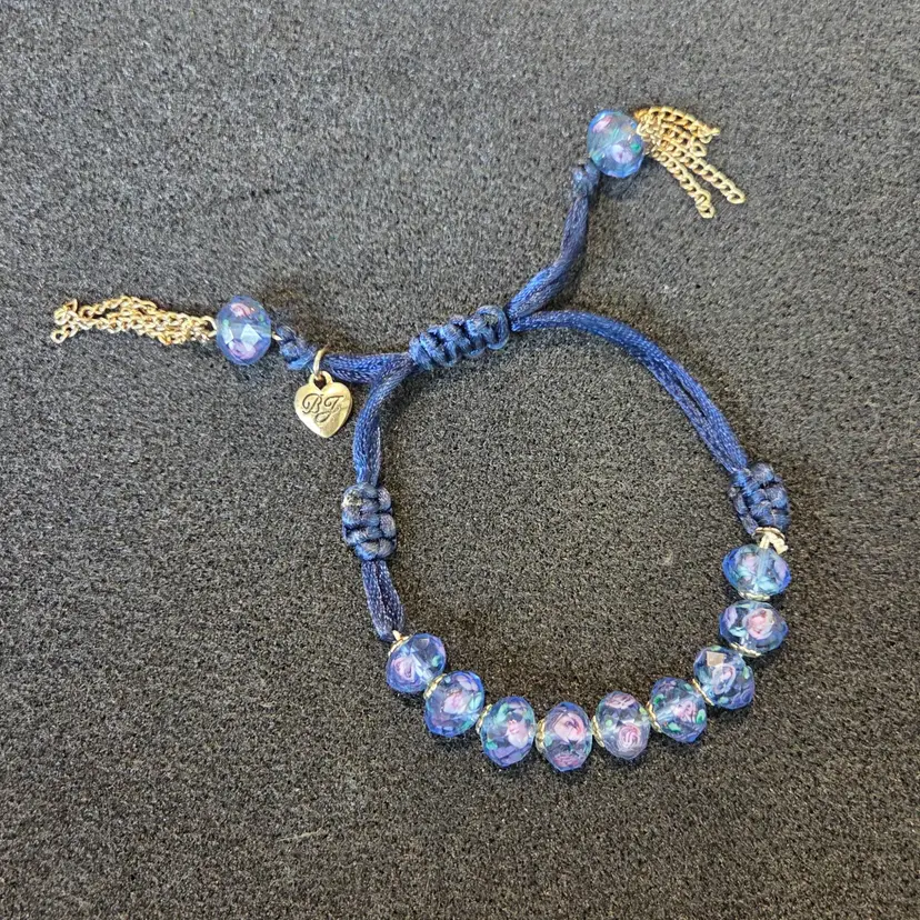 Adjustable Betsy Johnson Rose Bracelet