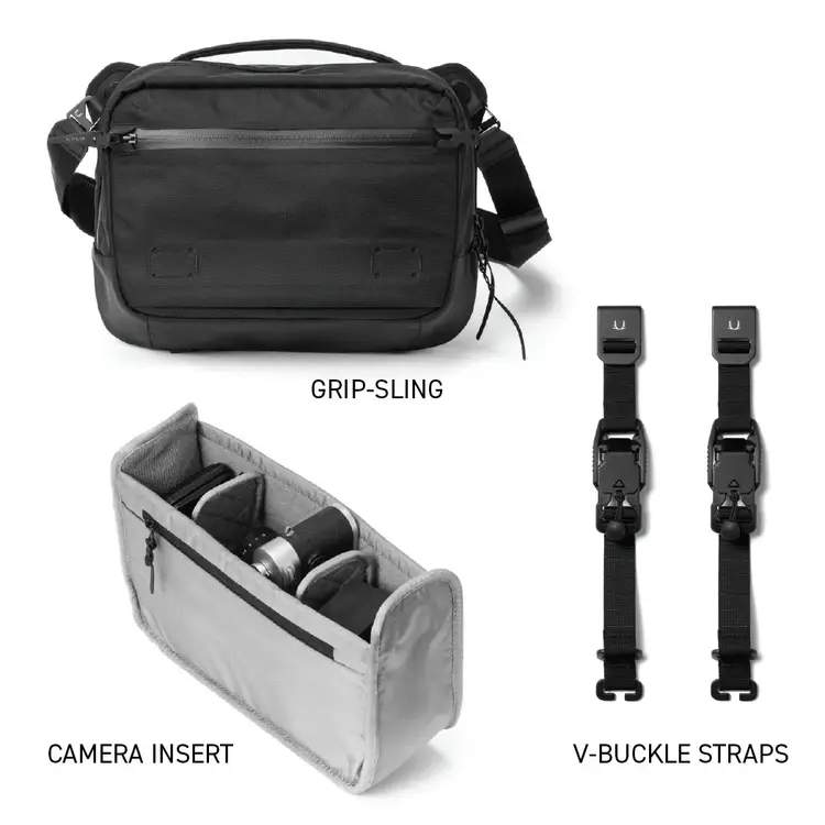 Black Ember GRIP-SLING 9 w/Camera Insert and Straps