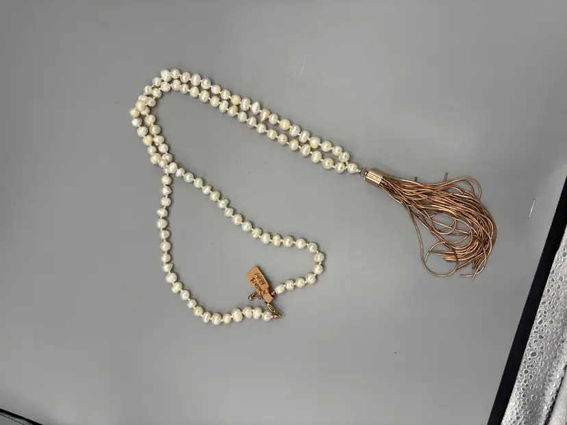 36" fresh water Pearl with Tassel