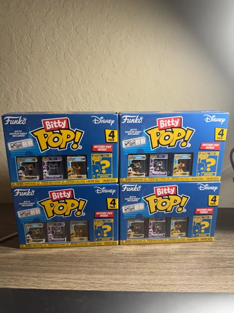 Disney Funko Bitty Pop 4 Box Lot💎