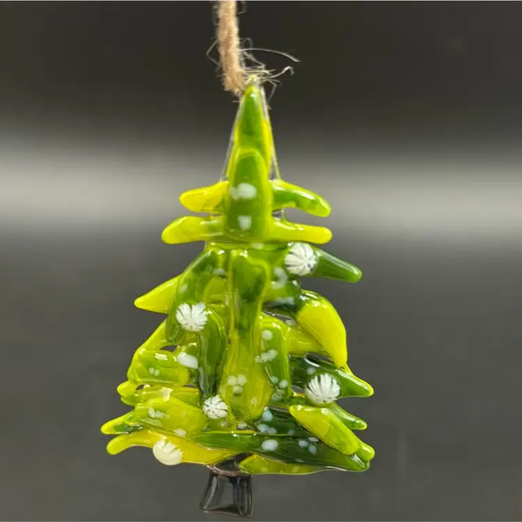 #01 Handmade Glass Christmas Tree