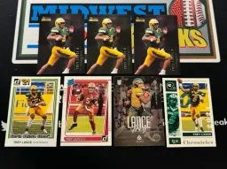 Trey Lance Rc 7 Card Lot Dallas Cowboys