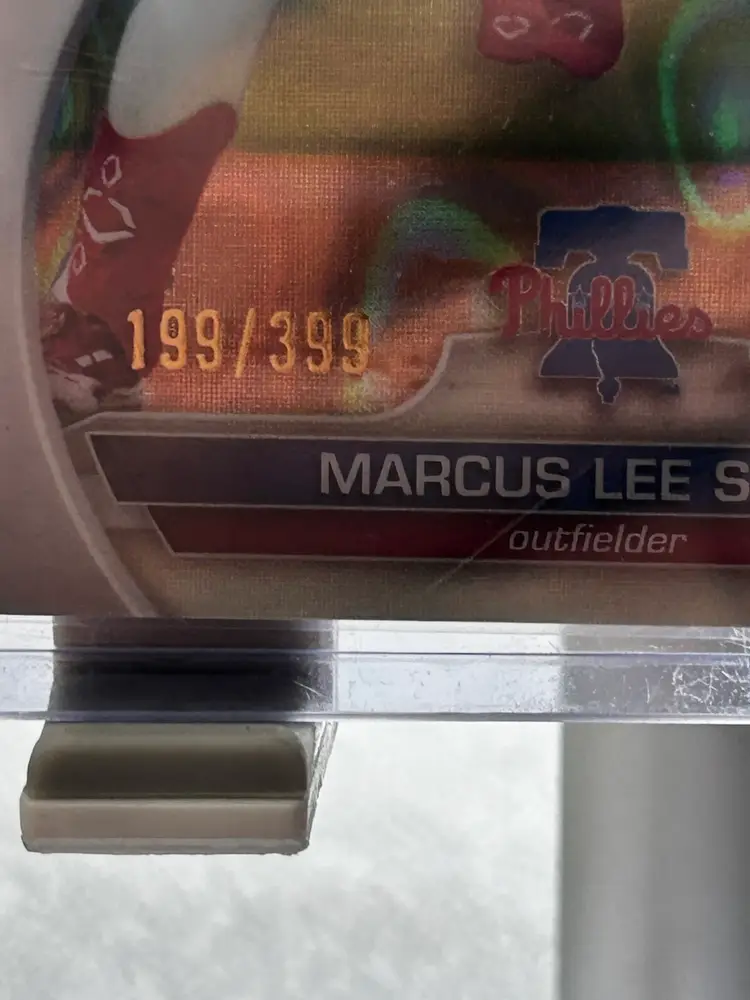 2023 Bowman Chrome Marcus Lee Sang 1st Bowman Lava Refractor #199/399 PHILLIES