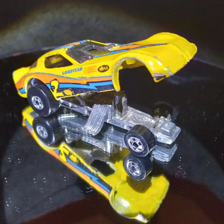 Hot Wheels 1977n Pontiac Firebird Funny Car Dragster Yellow #2 - 1:64Scale