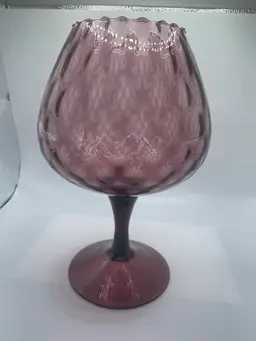 Empoli Purple Optic Brandy Snifter