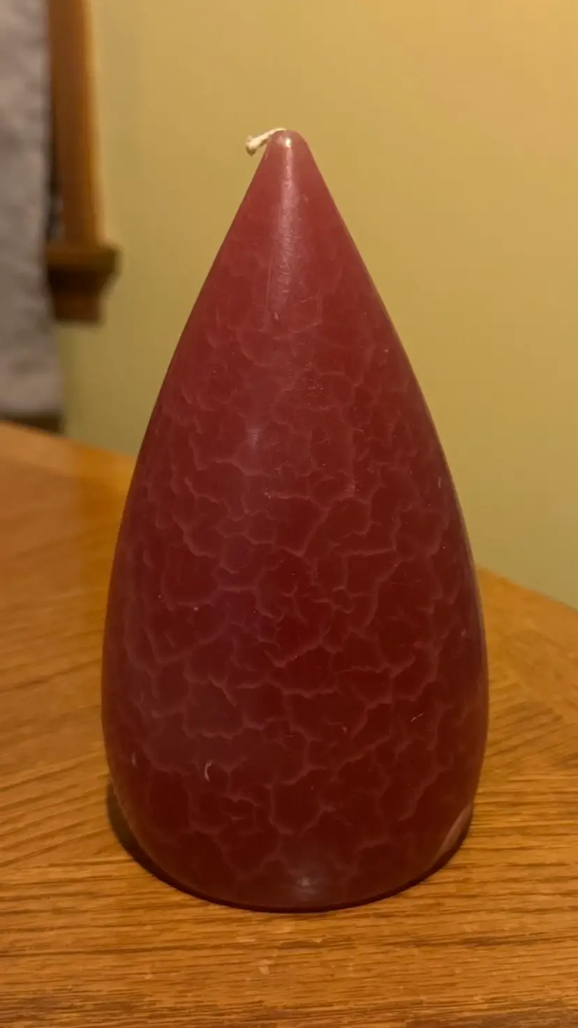 Barrick Design Candle 7” rose pink